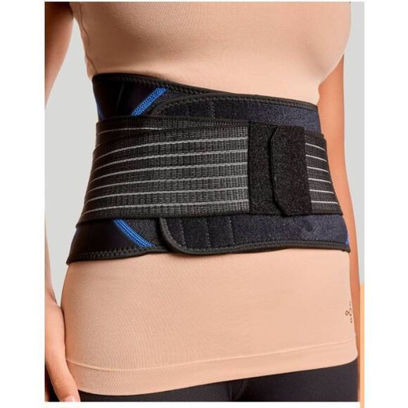 Tommie Copper Adjustable Compression Back Brace Color Black Size Small/Medium - Picture 4 of 8